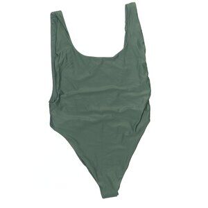 Aerie Solid Green One Piece Swimsuit